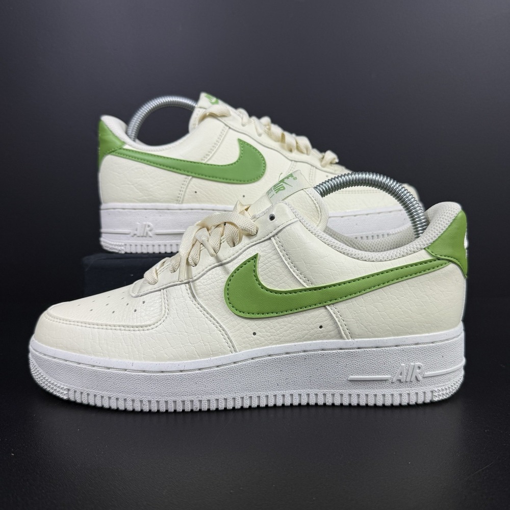 Nike Air Force 1 07 Next Nature DV3808-102 Women's 8.5 Coconut Milk Shoes Green